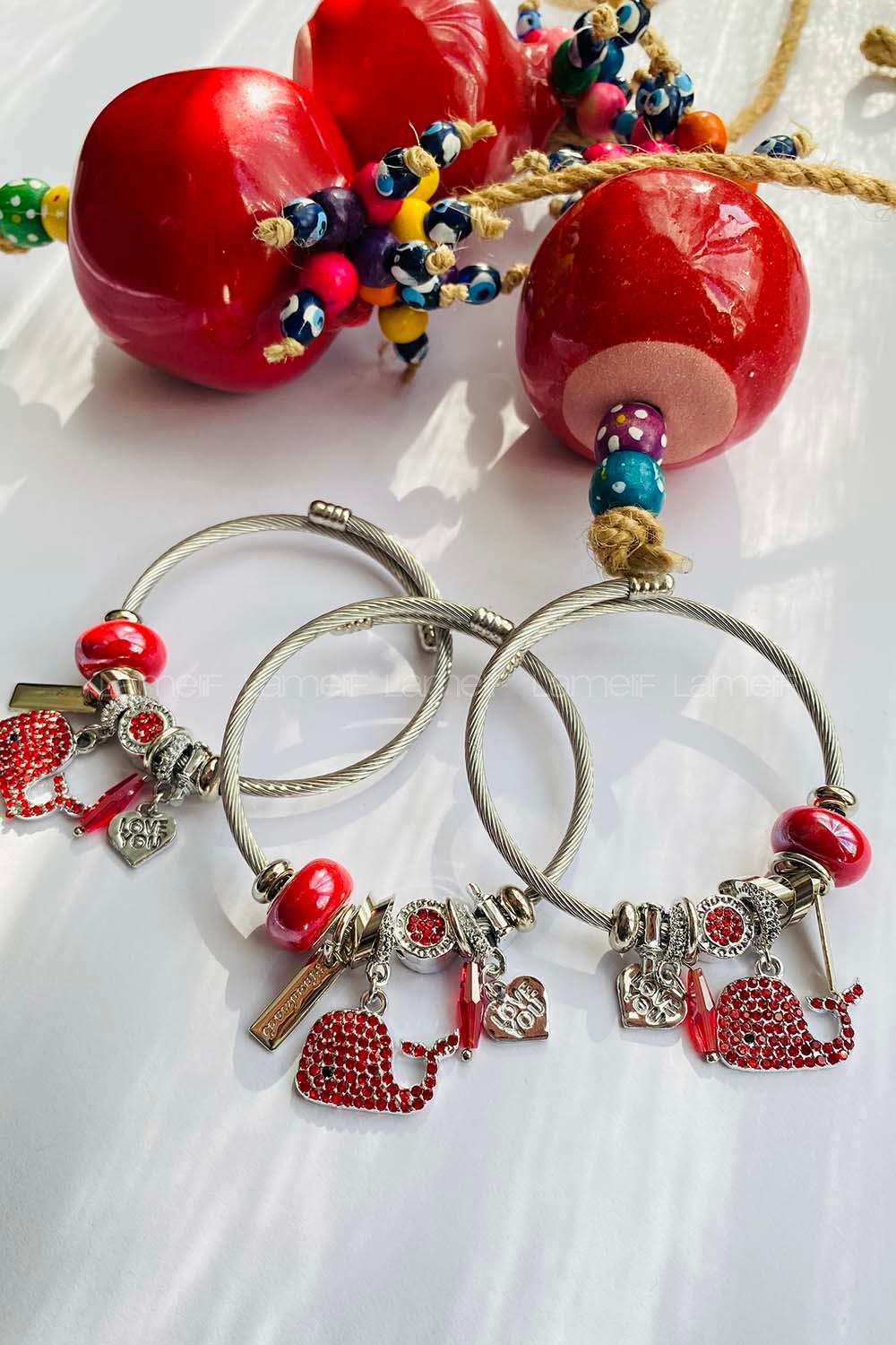 Modalamelif  Kırmızı Balina Bileklik