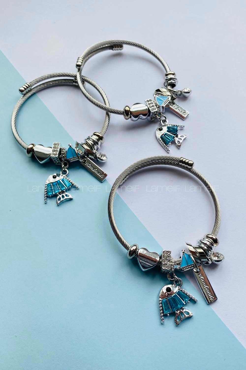 Modalamelif  Mavi Balık Bileklik