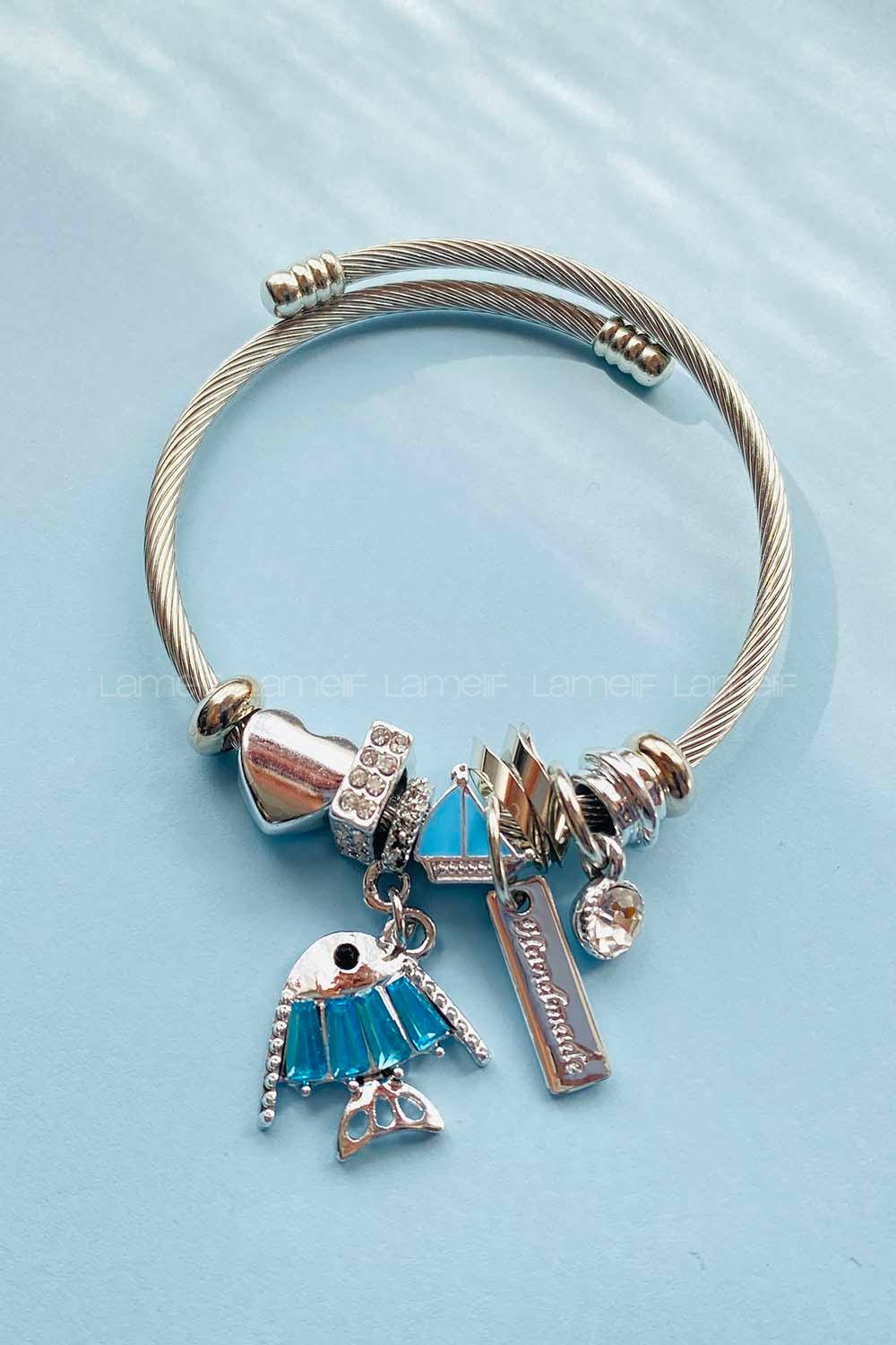 Modalamelif  Mavi Balık Bileklik