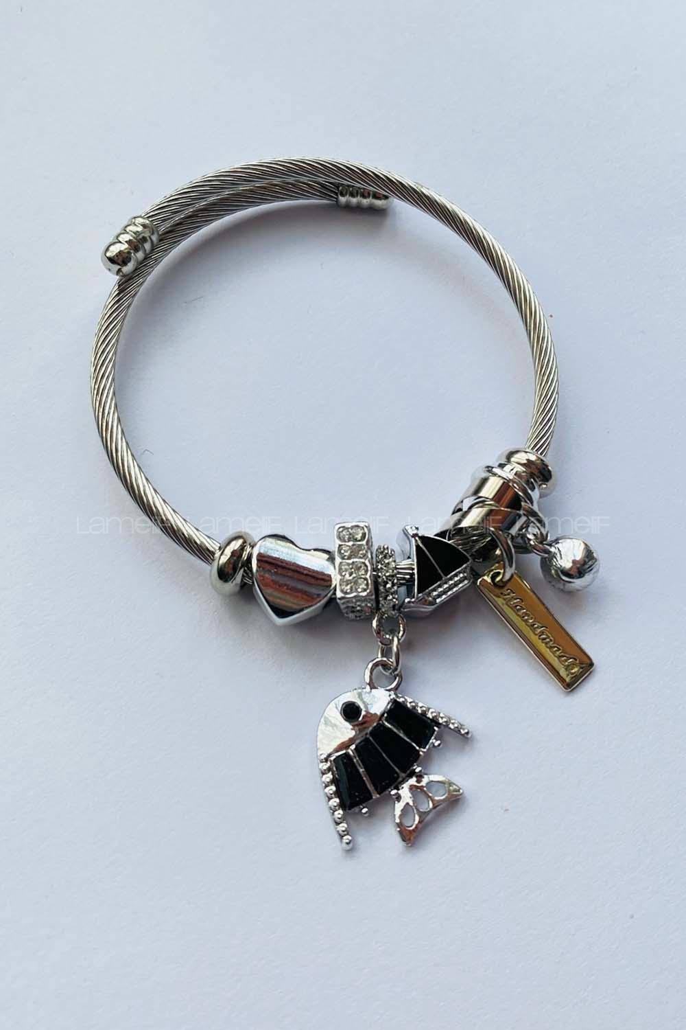 Modalamelif  Siyah Balık Bileklik