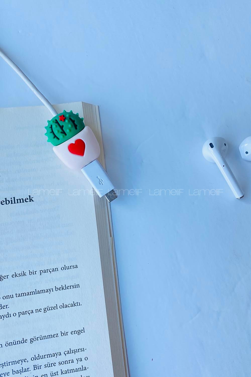 Lamelif Kalpli Kaktüs Kablo Koruyucu