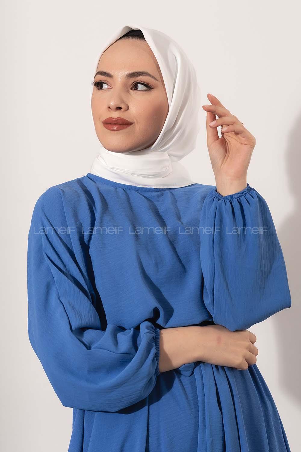 White Wool Printed Scarf