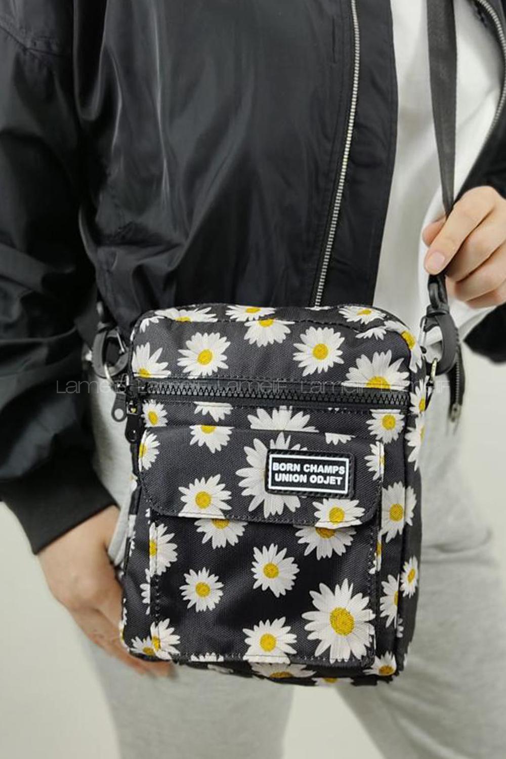 Modalamelif Union Model Papatya Çanta Siyah