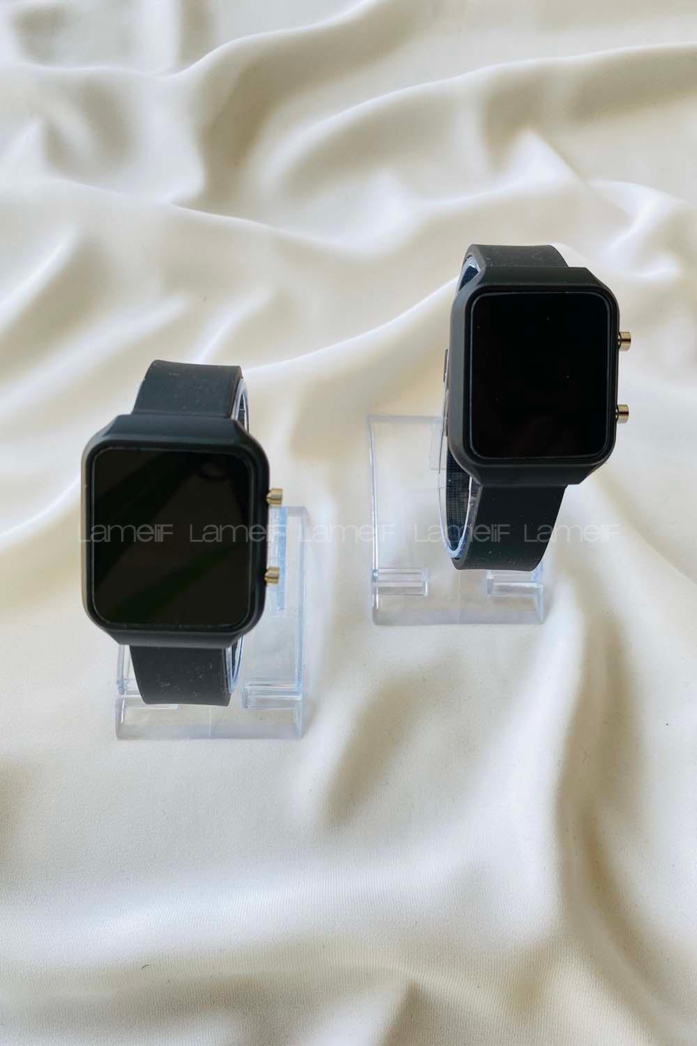 Modalamelif Bella Siyah Led Saat