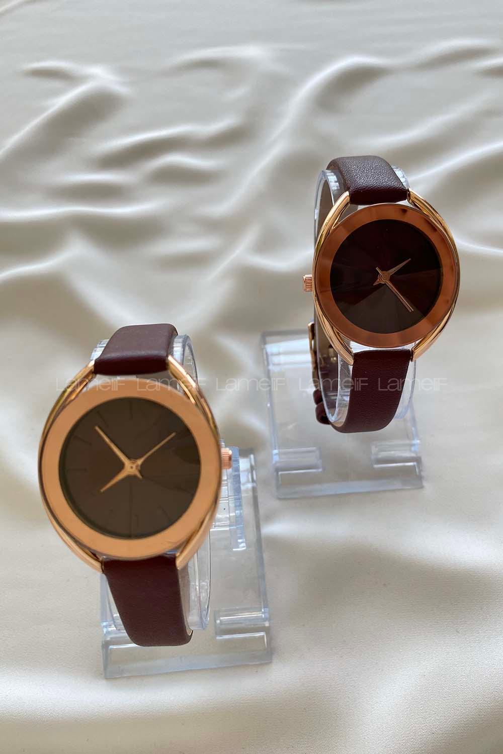 ModalameliF Bordo Dizayn Saat