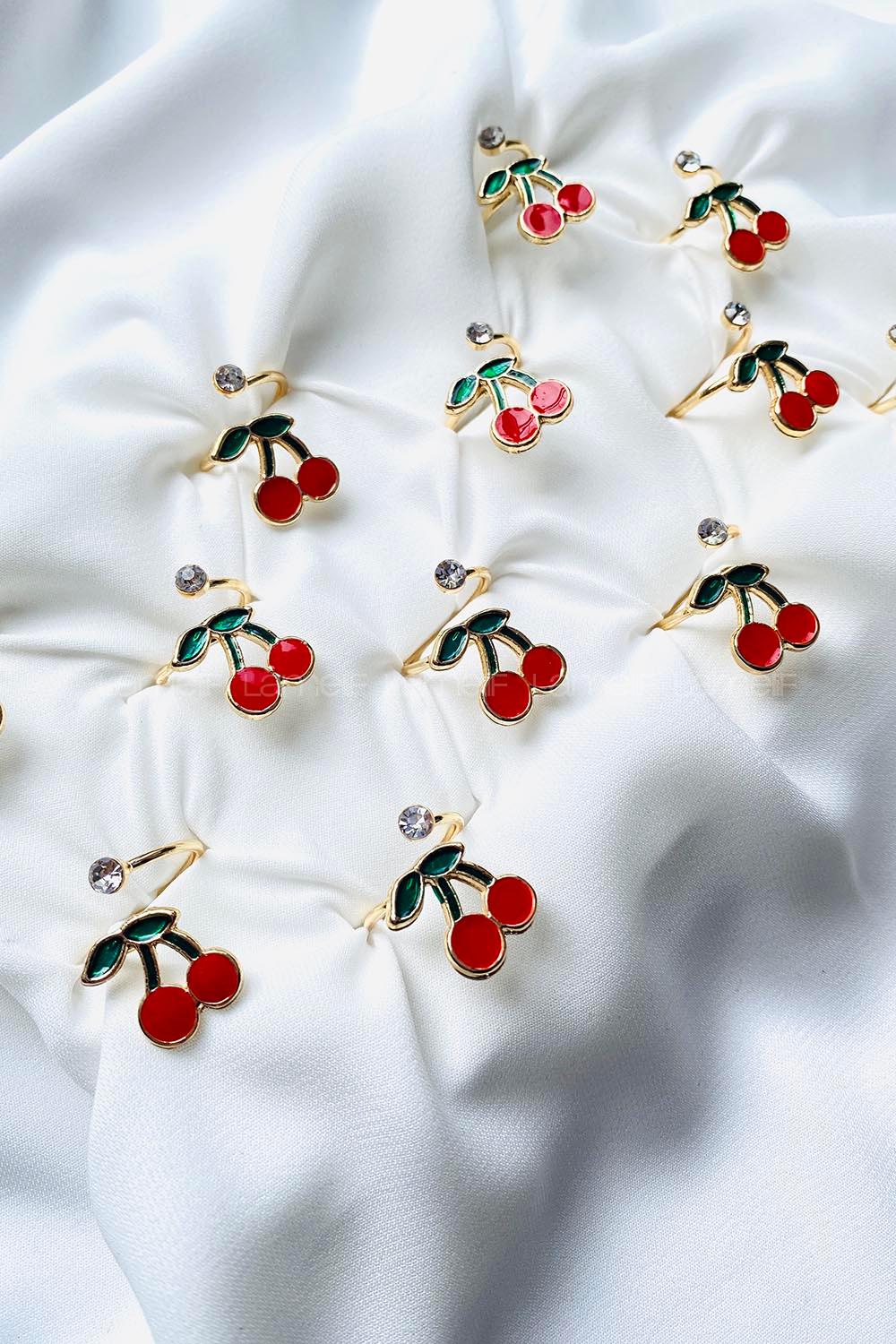 Modalamelif Gold Kiraz Yüzük