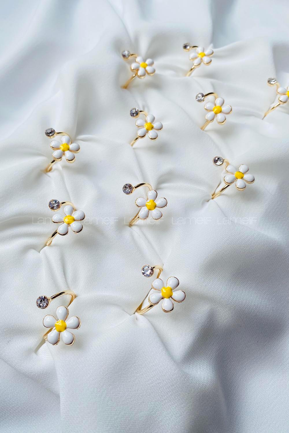 Modalamelif Gold Papatya Yüzük