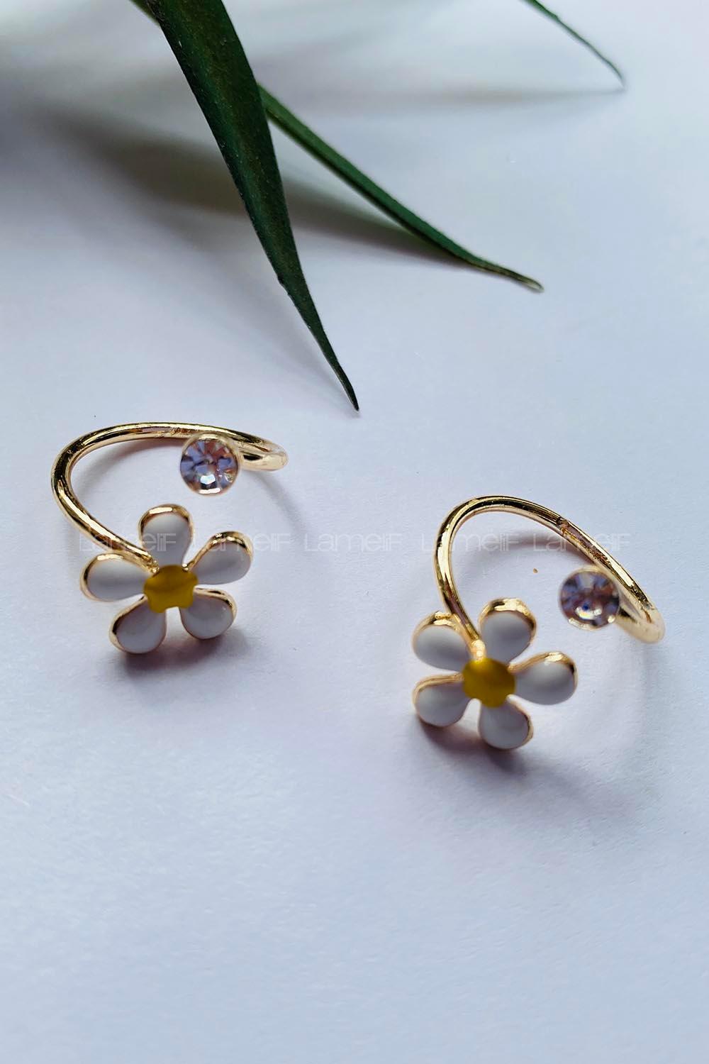 Modalamelif Gold Papatya Yüzük