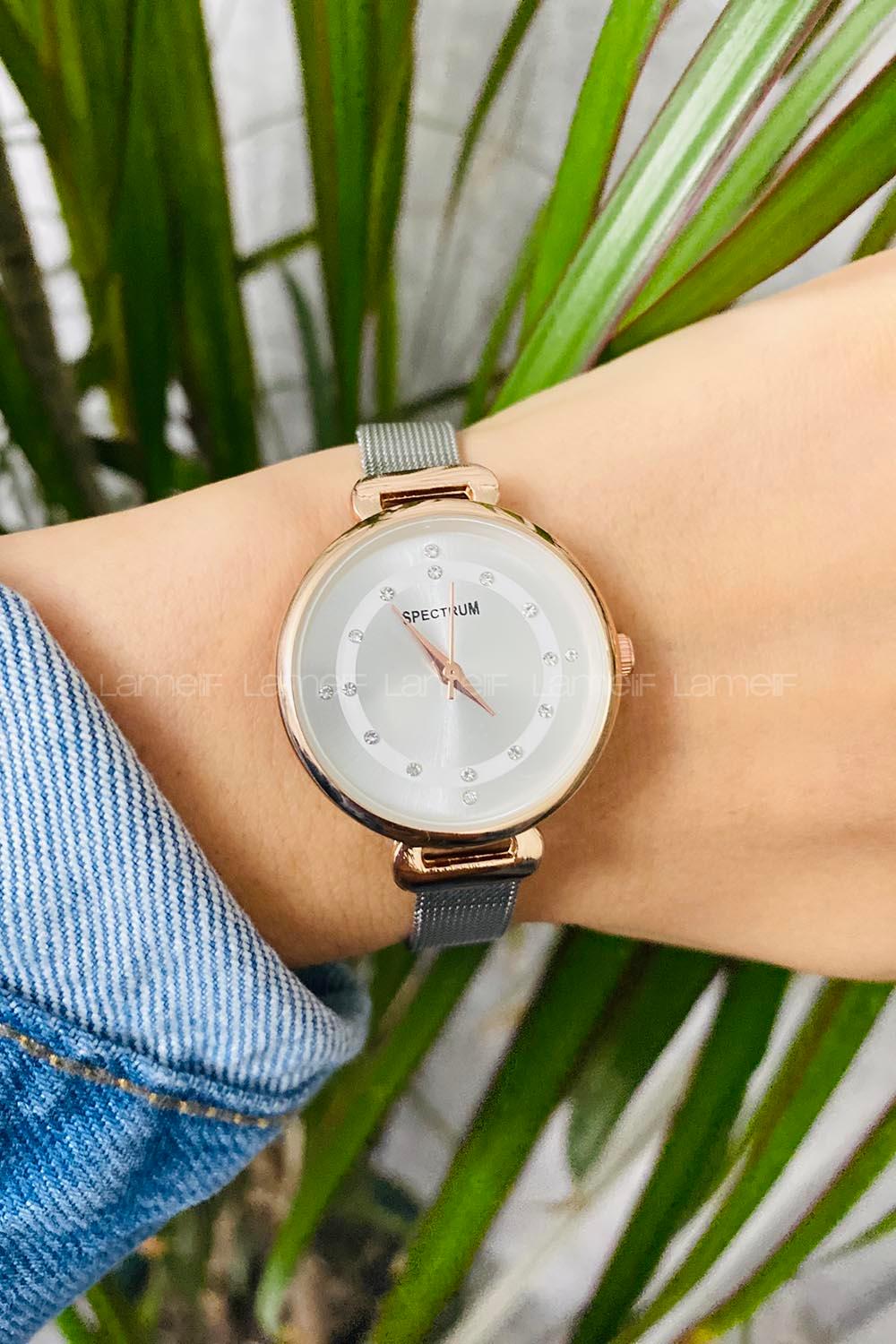 Modalamelif Sada Rose Gold Hasır Kordon Saat