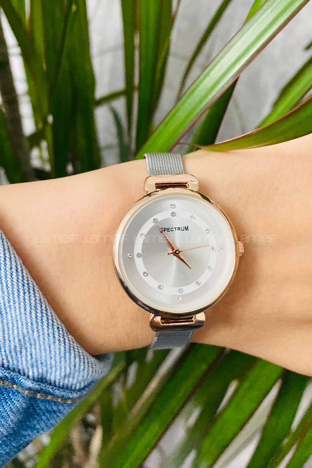 Modalamelif Sada Rose Gold Hasır Kordon Saat