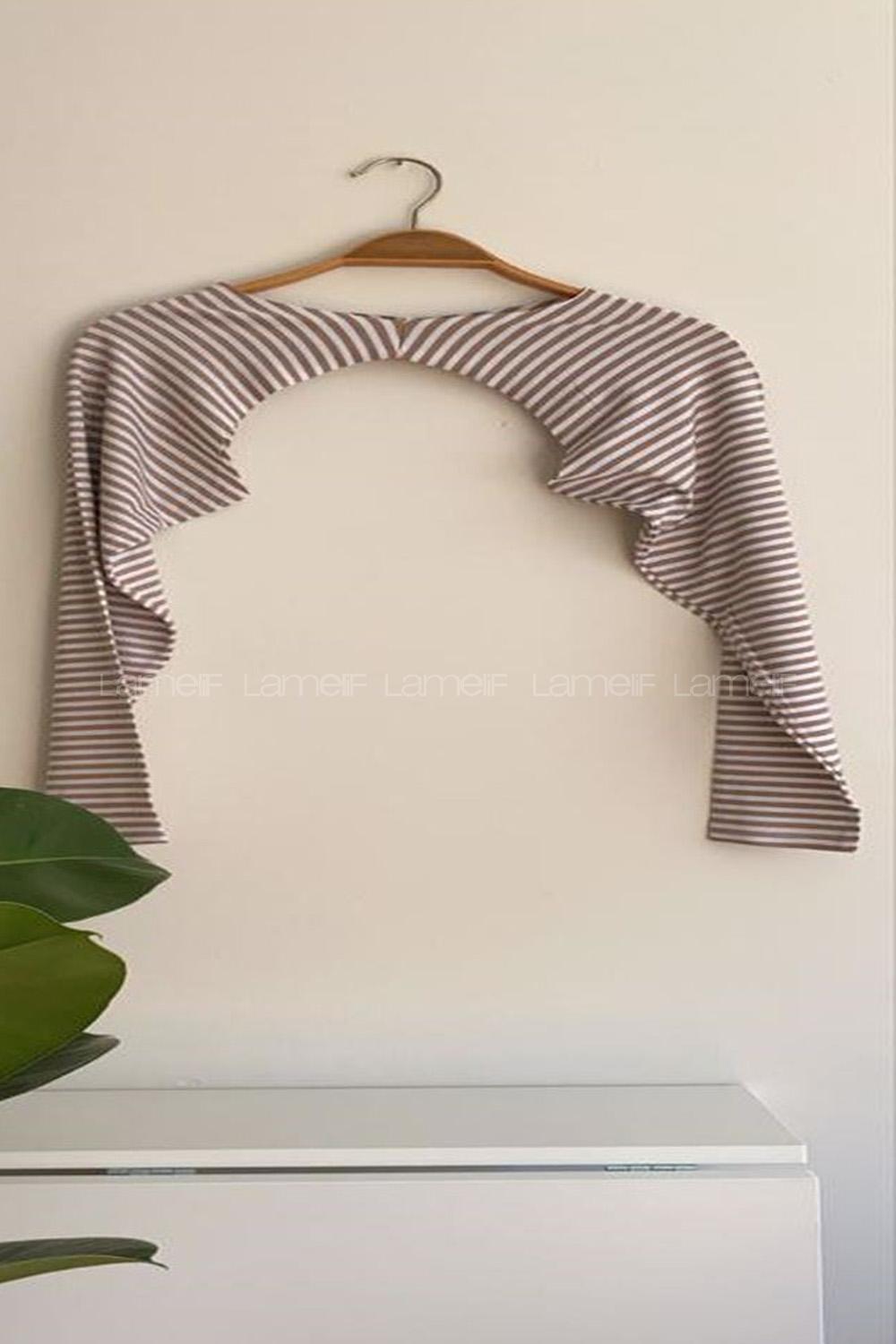 Modalamelif Ayıcık Baskılı Oversize T-Shirt Krem