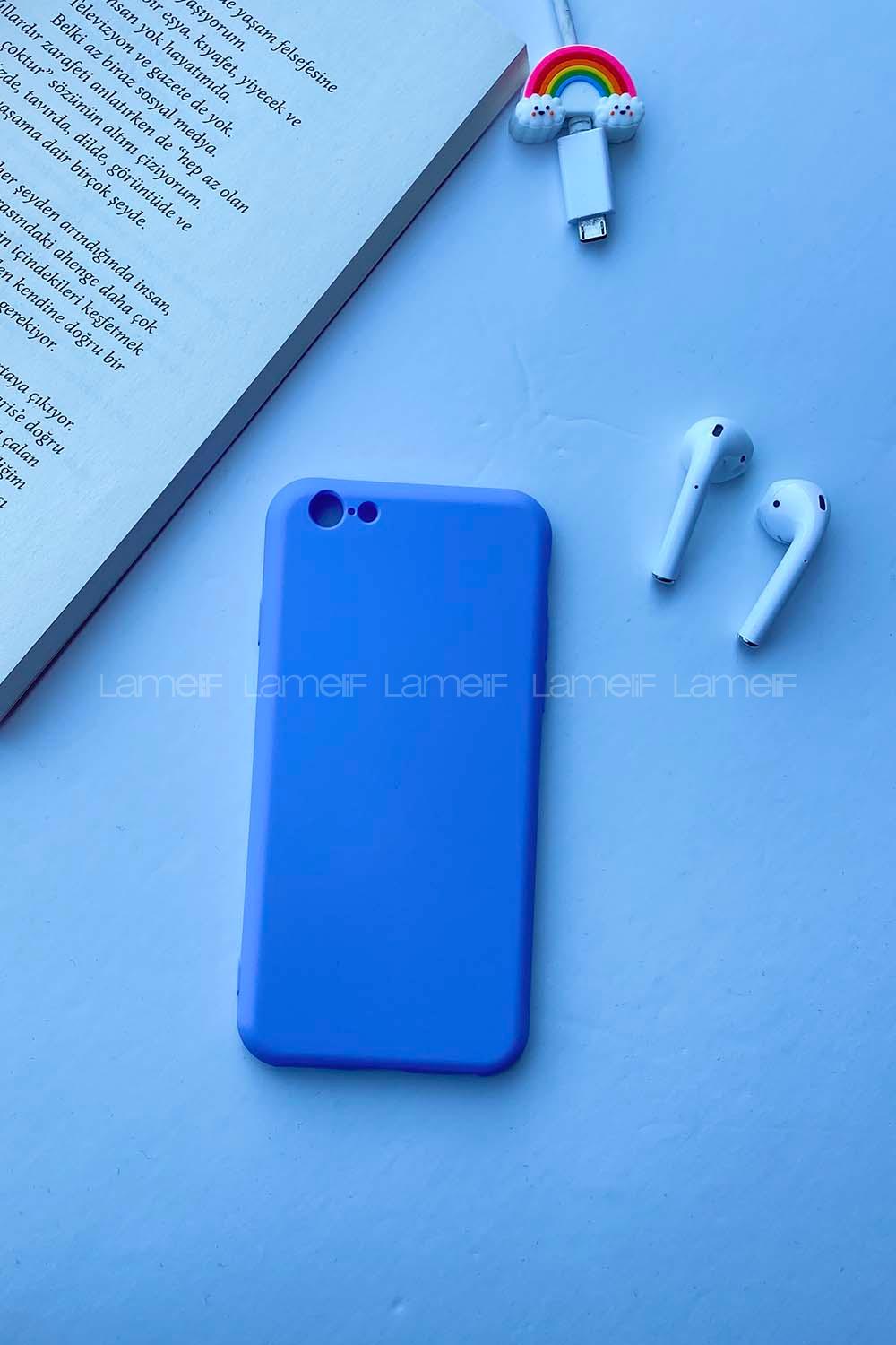 Modalamelif ıPhone 6 Nano Silikon Telefon Kılıfı Lila