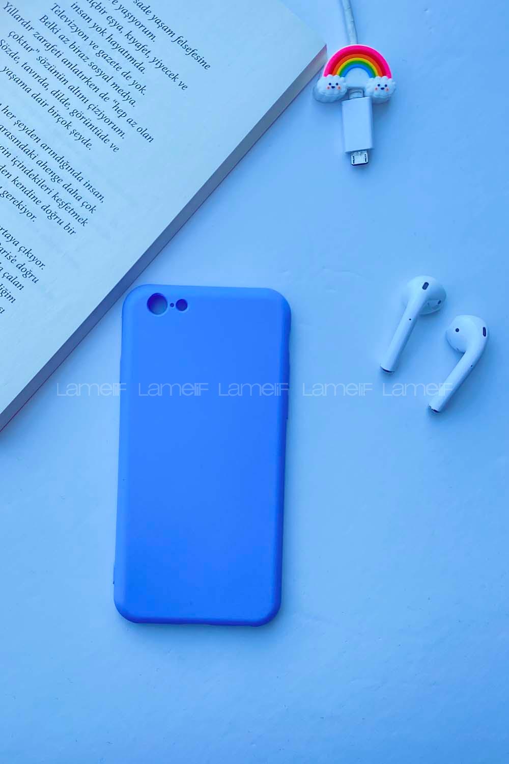 Modalamelif ıPhone 6 Nano Silikon Telefon Kılıfı Lila