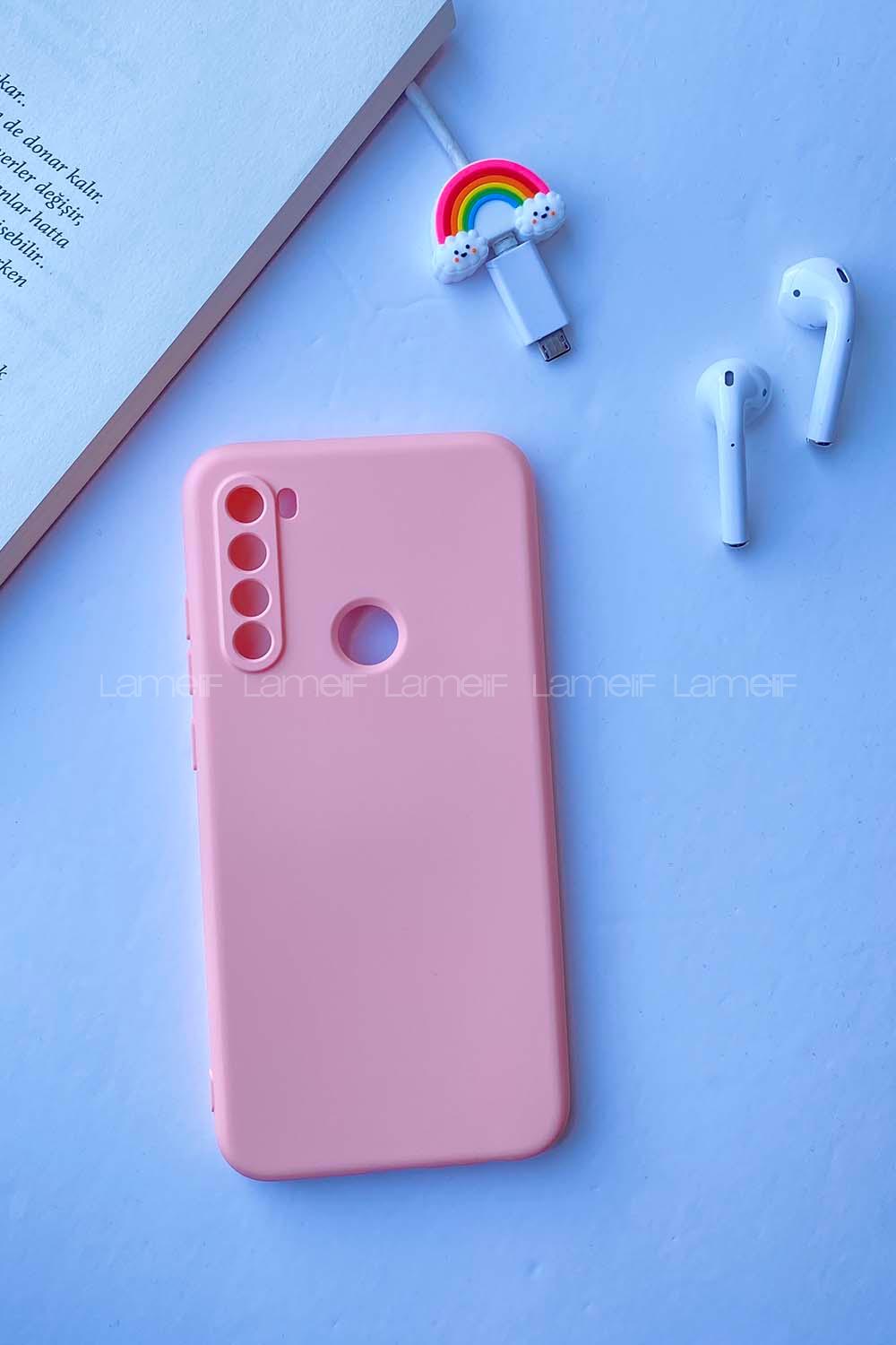 Modalamelif Redmi Note 8 Nano Silikon Telefon Kılıfı Pudra