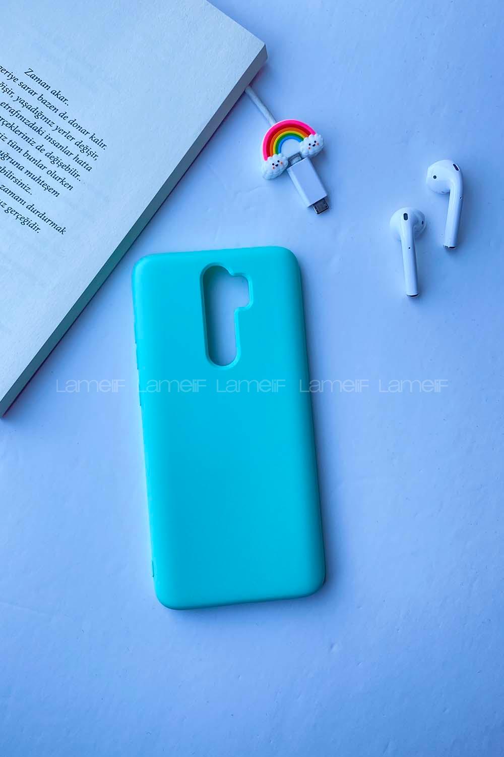 Modalamelif Redmi Note 8 Pro Nano Silikon Telefon Kılıfı Su Yeşili