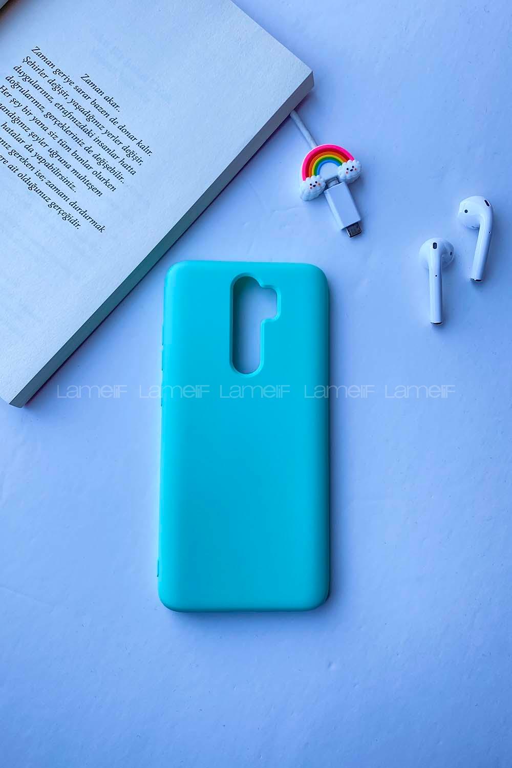 Modalamelif Redmi Note 8 Pro Nano Silikon Telefon Kılıfı Su Yeşili