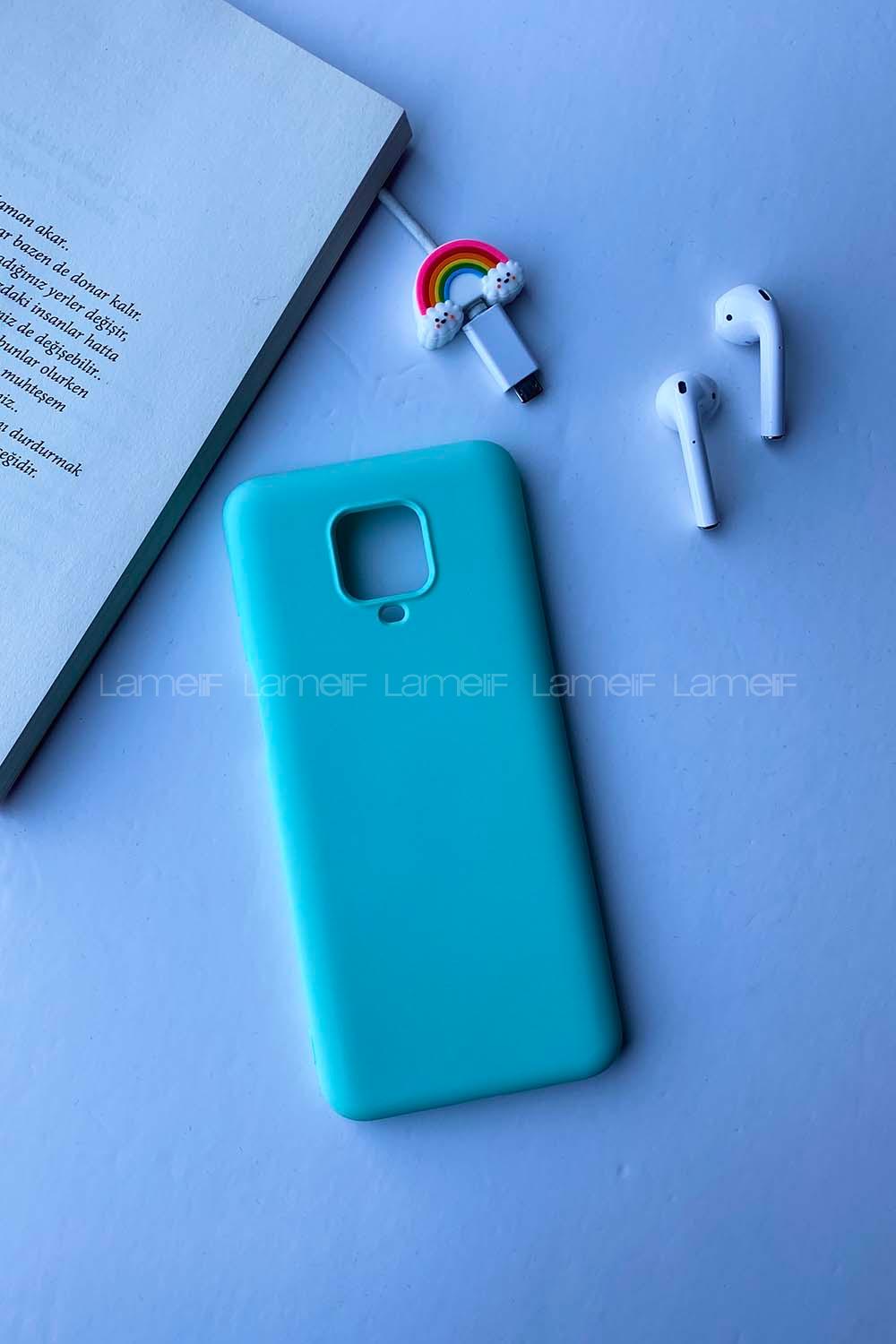 Modalamelif Redmi Note 9 Pro Nano Silikon Telefon Kılıfı Su Yeşili