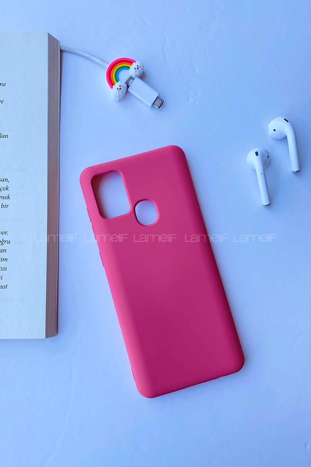 Modalamelif Samsung A21s Cappy Silikon Telefon Kılıfı Gül