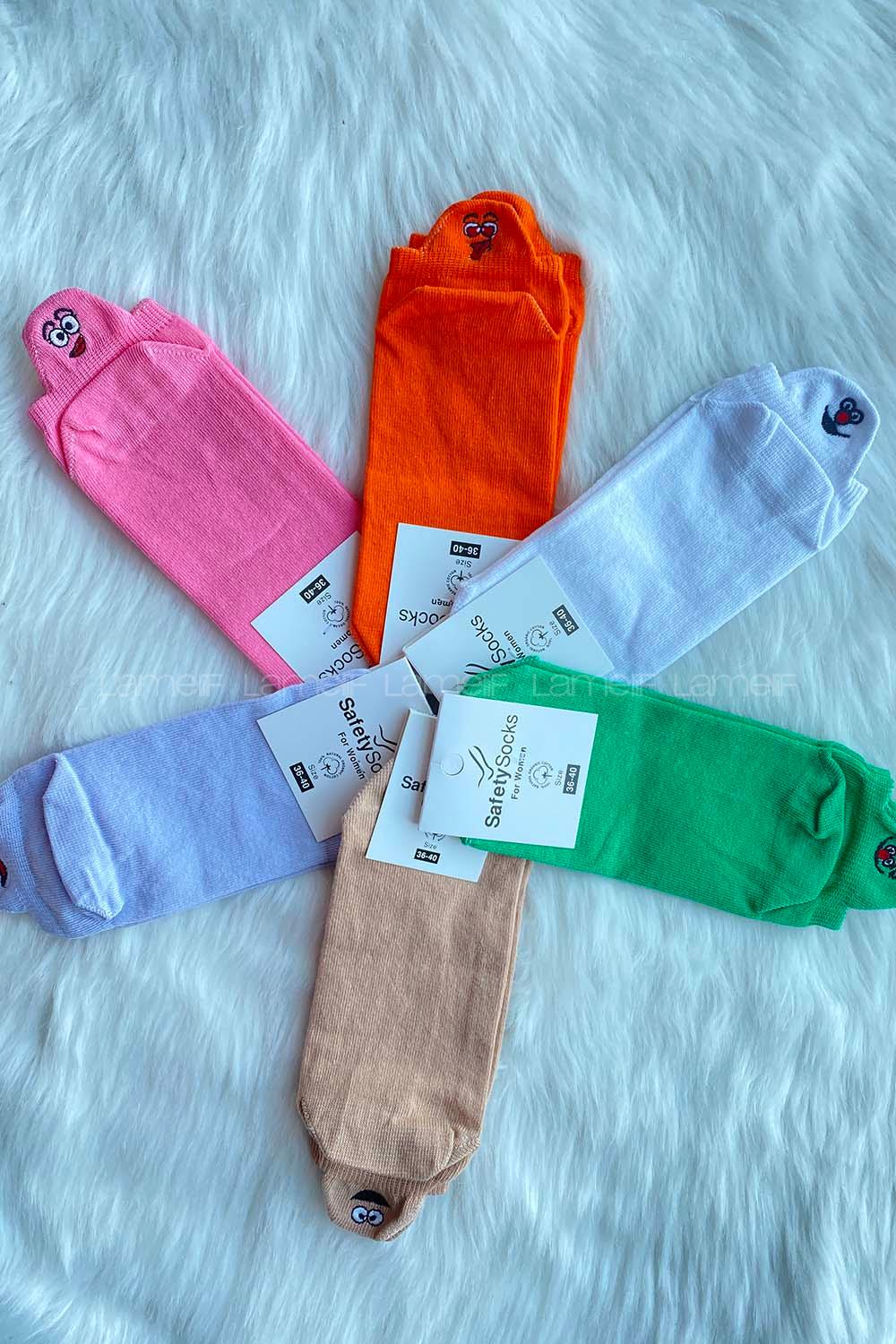 Modalamelif Emojili 6lı Babet Çorap Seti