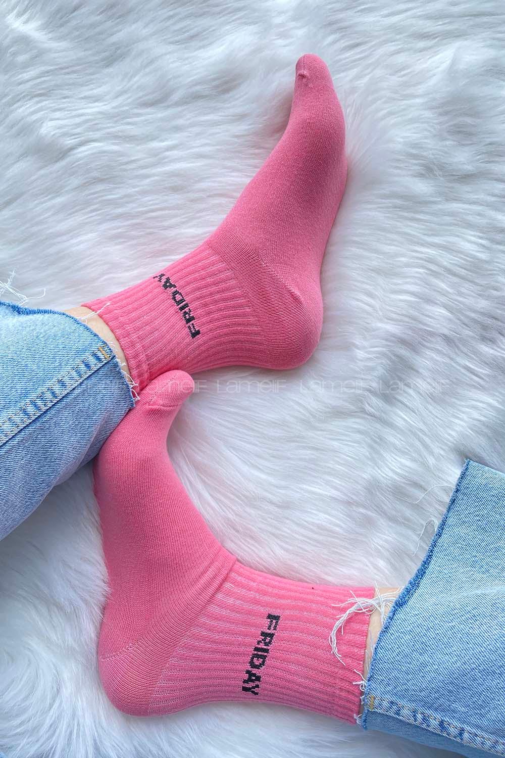 ModalemelModalamelifFrıday Soket Çorap Pembe