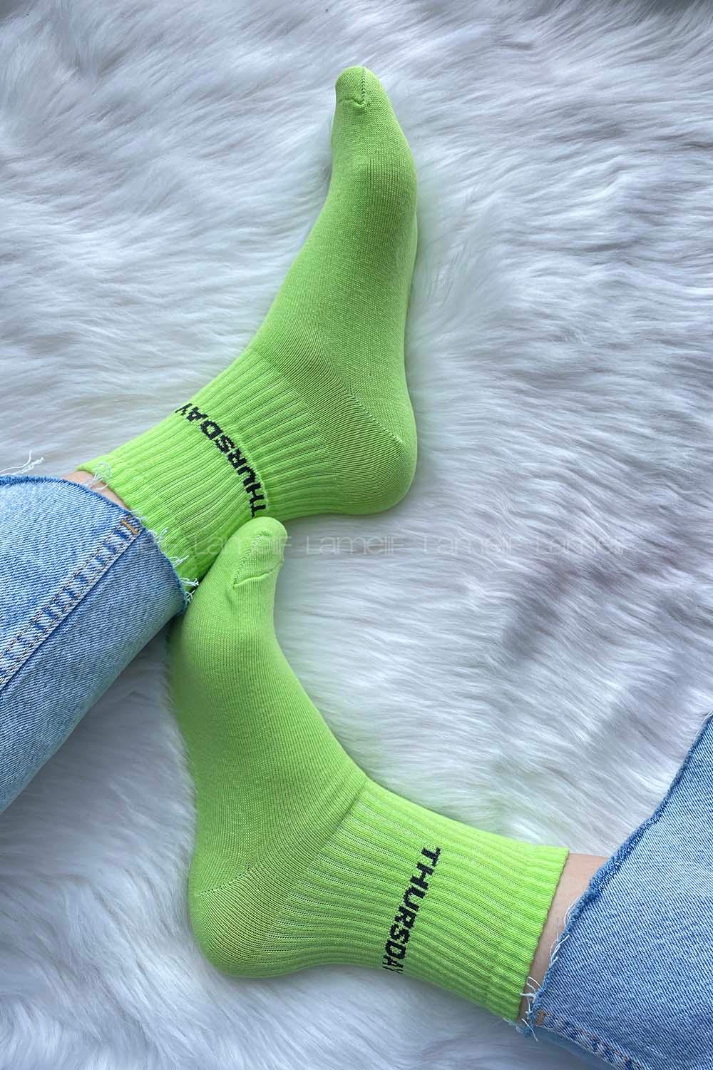 ModalemelModalamelifThurday Soket Çorap Yeşil