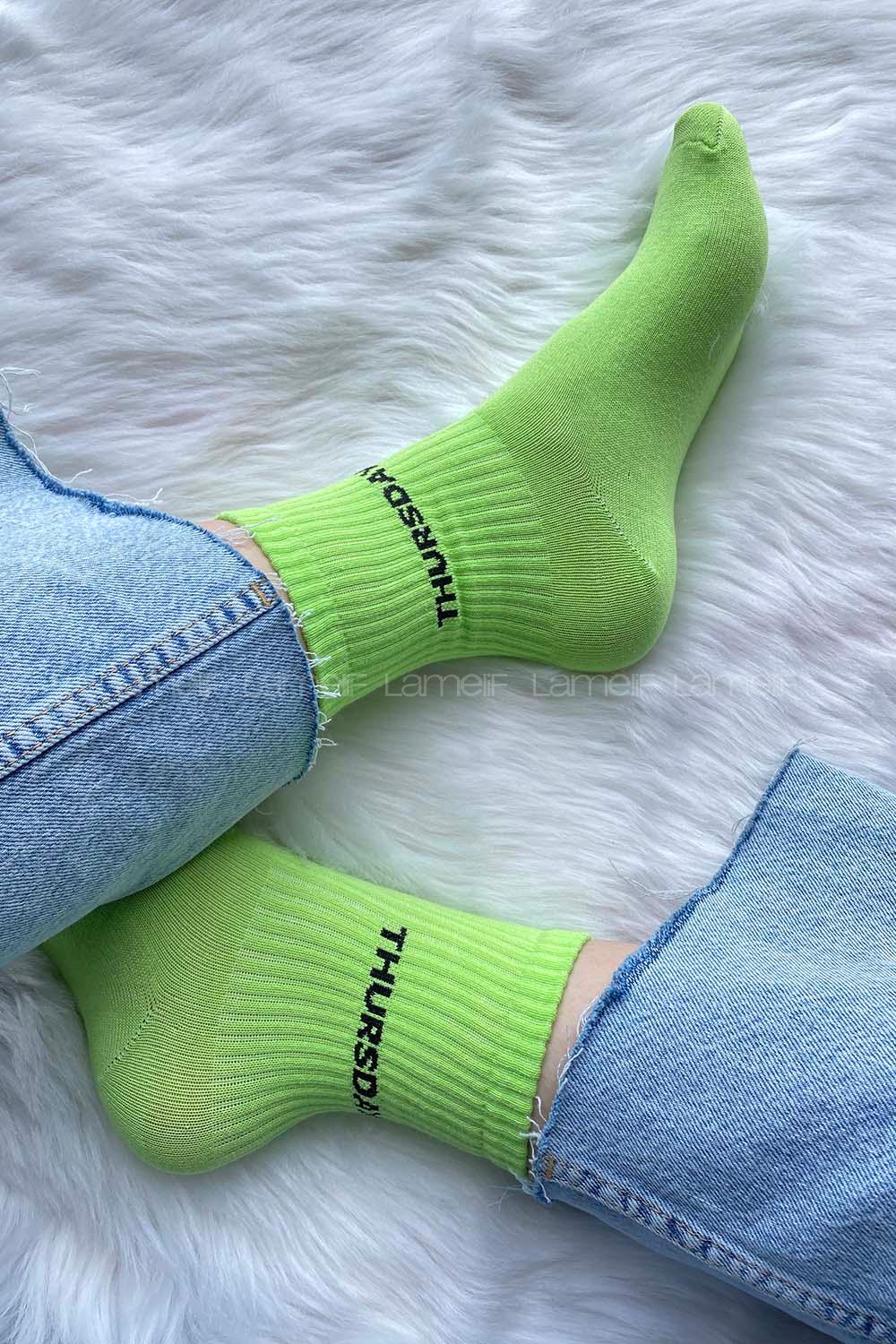 ModalemelModalamelifThurday Soket Çorap Yeşil