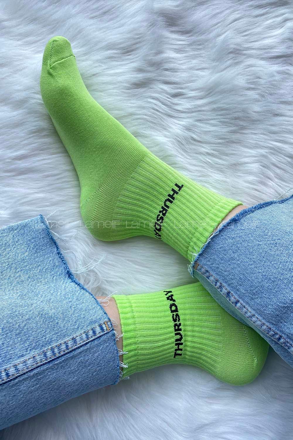 ModalemelModalamelifThurday Soket Çorap Yeşil