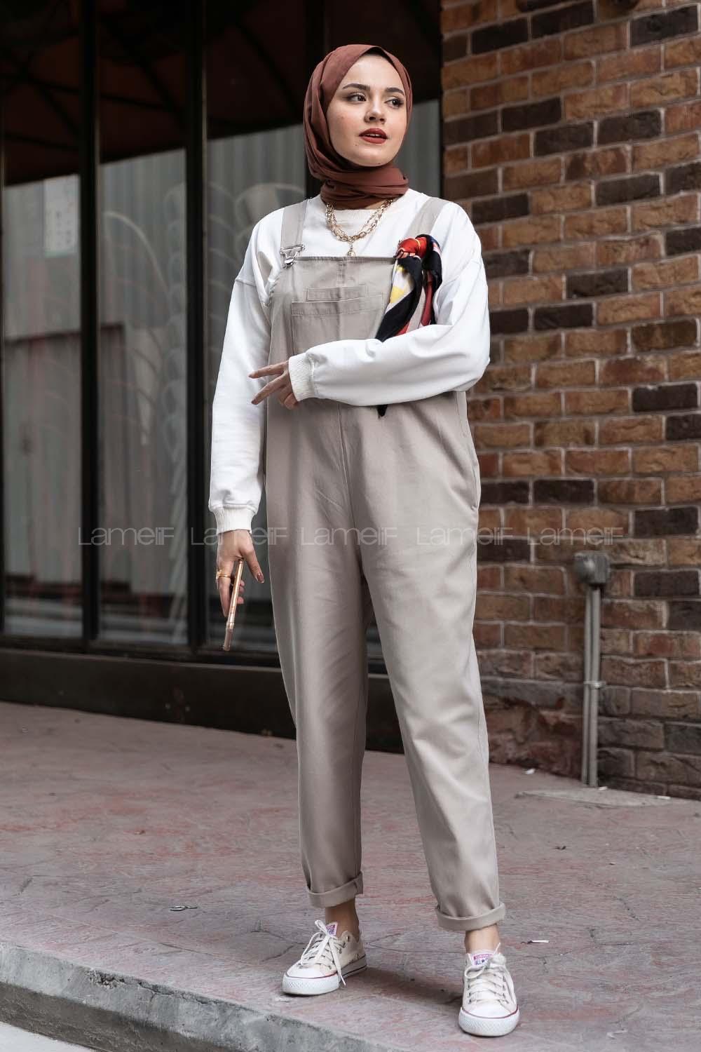 Modalamelif Bahçıvan Askılı Slopet Tulum Taş