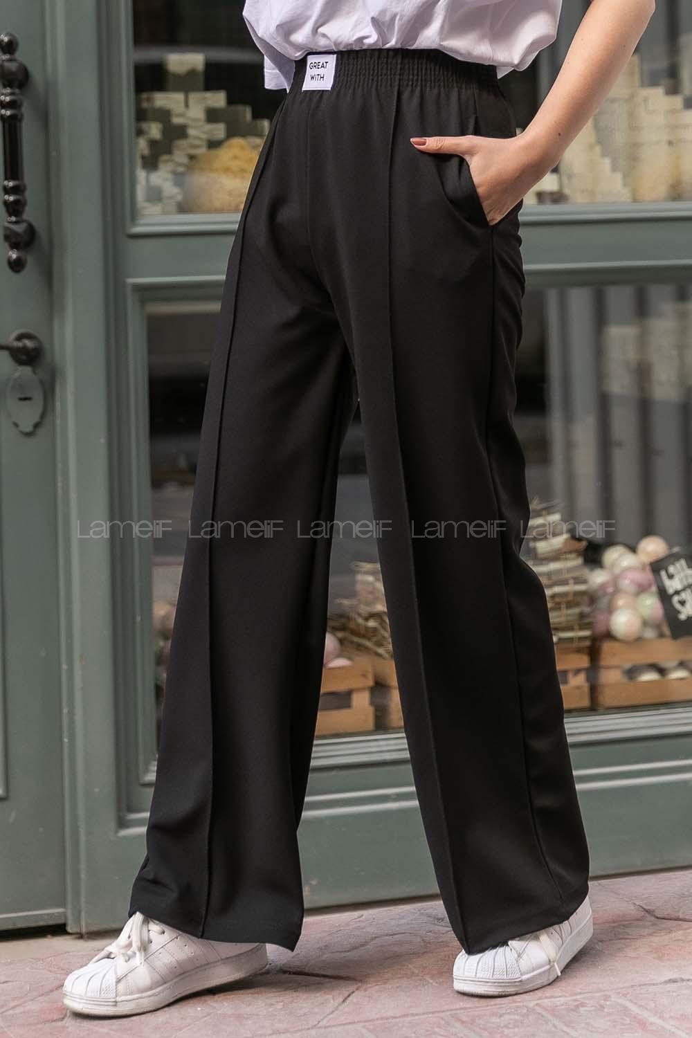 Modalamelif Great Wıth Çımalı Eşofman Altı Siyah