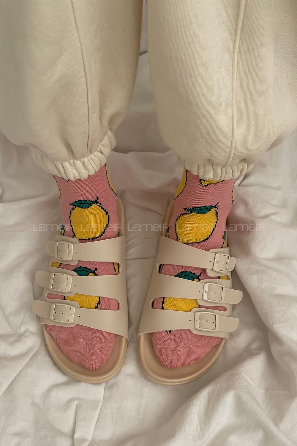 Modalamelif Armenno Kadın Günlük Toka Detaylı Terlik Bej