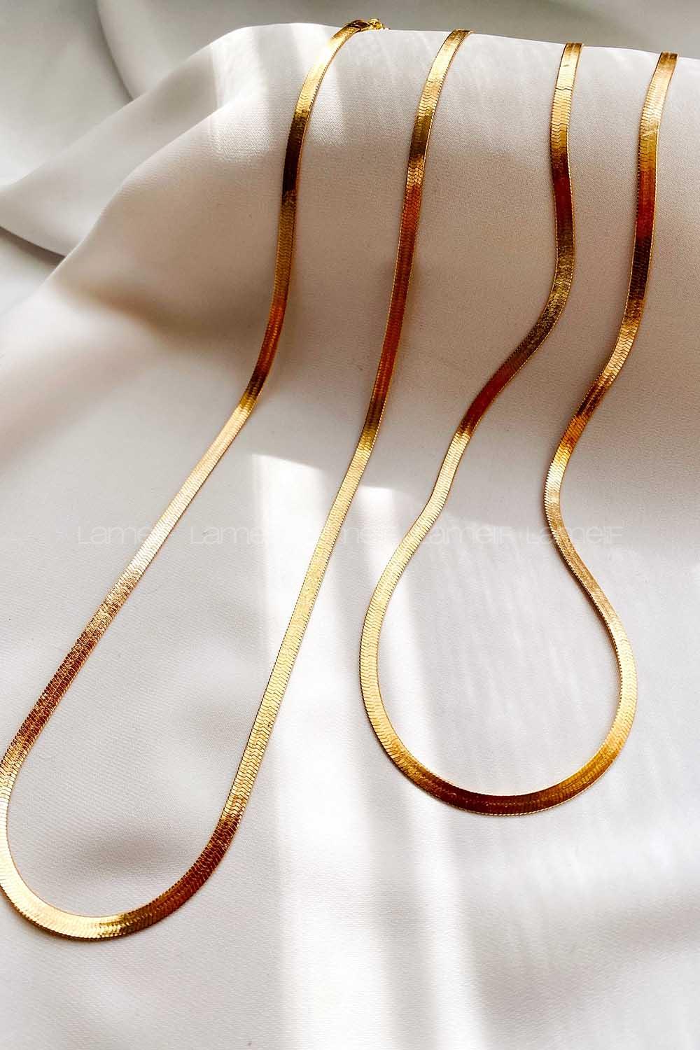 Modalamelif Gold İtalyan Zincir Kolye