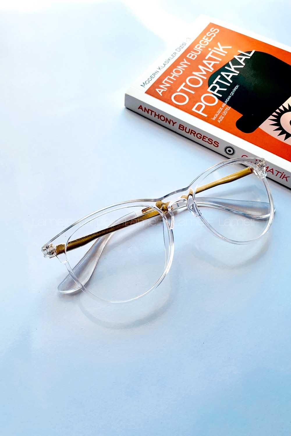 Modalamelif Şeffaf Gely Güneş Gözlüğü