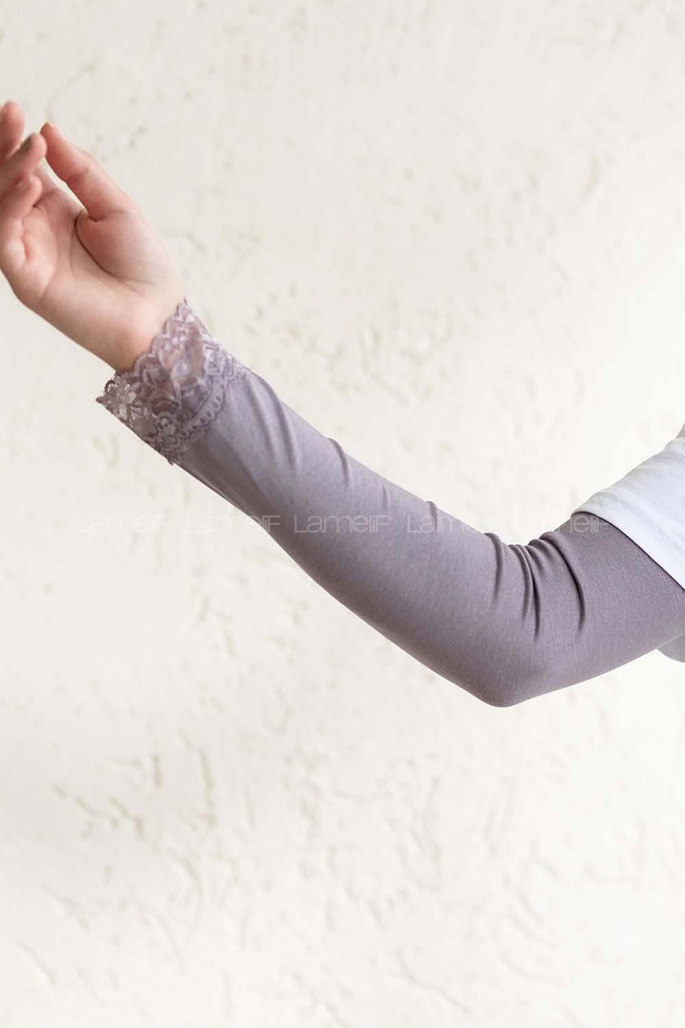 Modalamelif Dantelli Kolluk Leylak