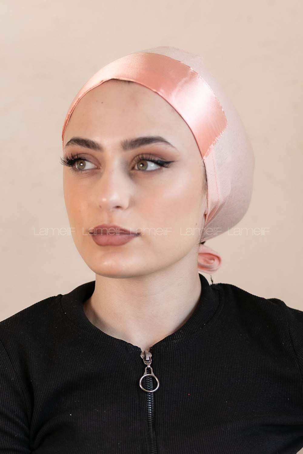 Modalamelif Penye Üstü Saten Bone Somon