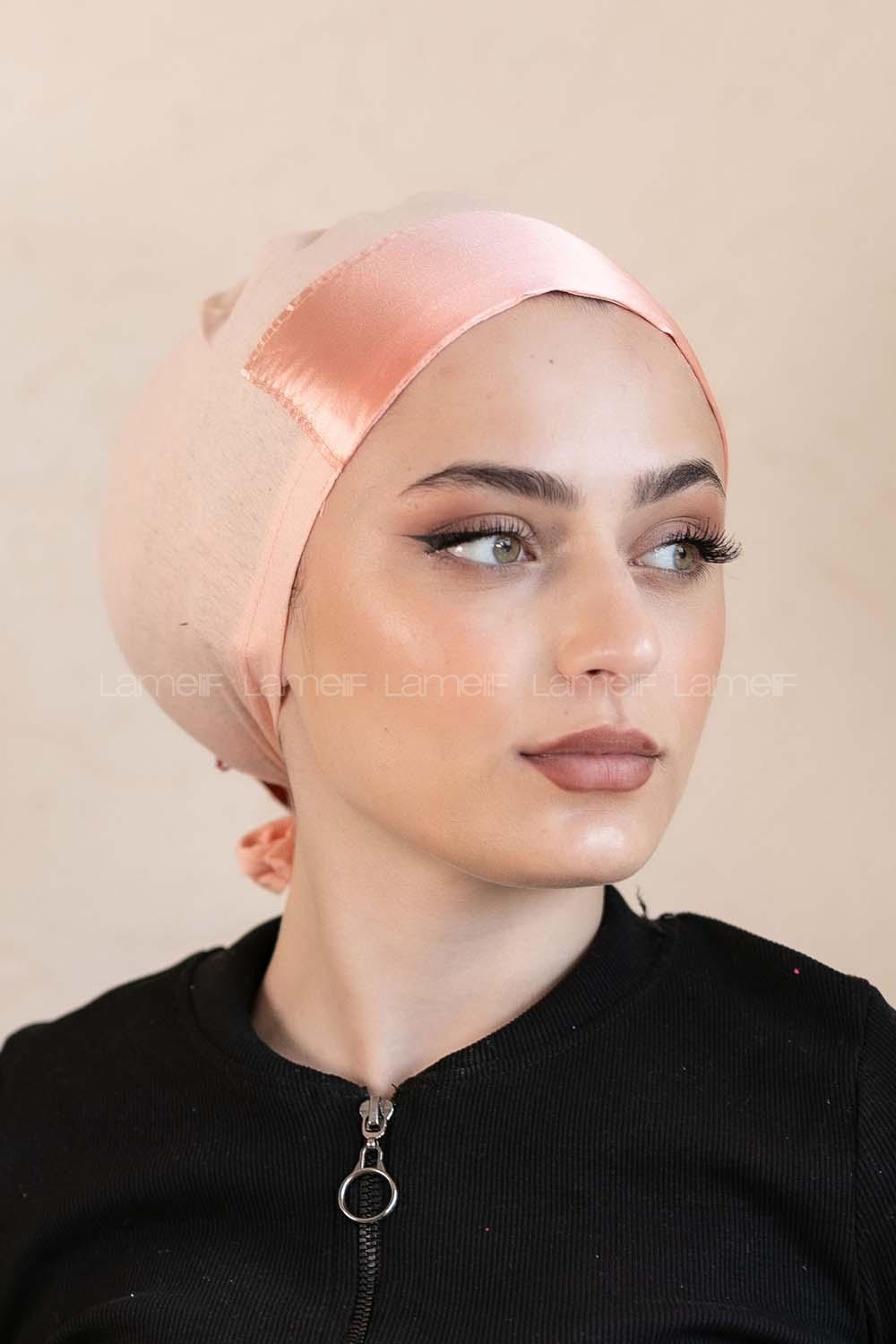 Modalamelif Penye Üstü Saten Bone Somon