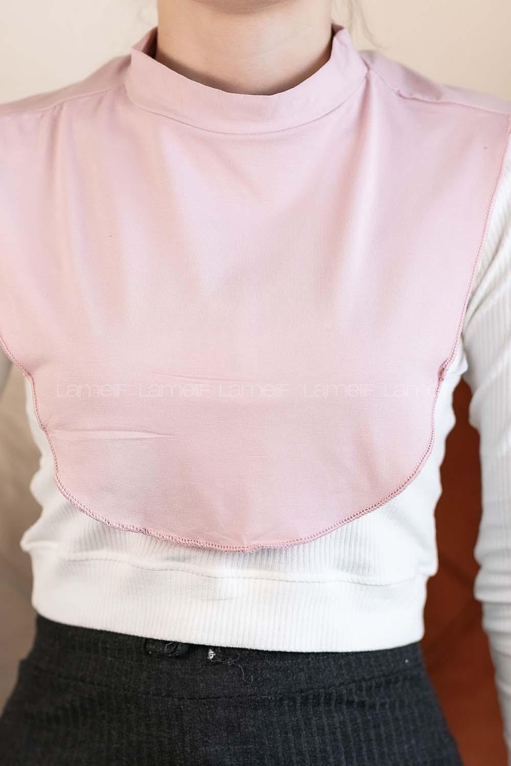 Modalamelif Düz Penye Boyunluk Pudra