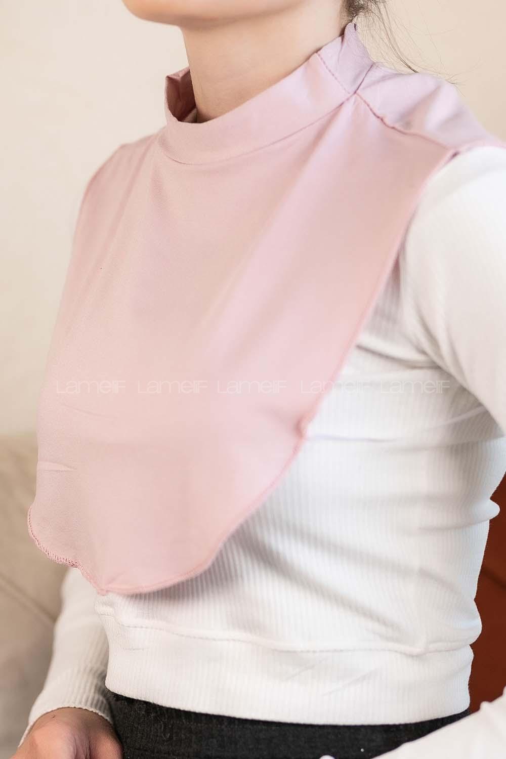 Modalamelif Düz Penye Boyunluk Pudra