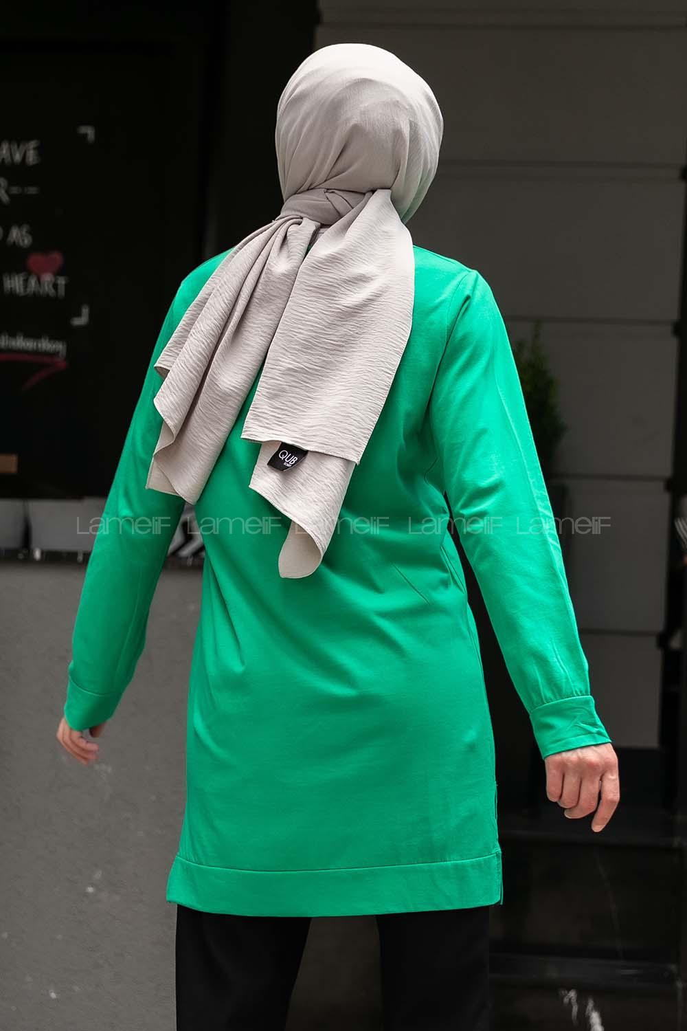 Modalamelif Montana Baskılı Tunik Yeşil