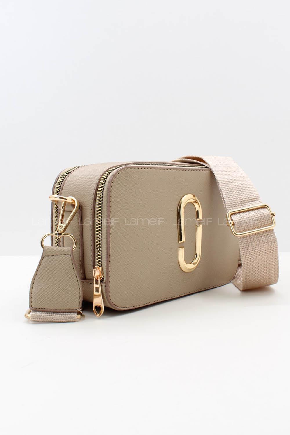 Mink Buckle Skin Hand Bag Bag