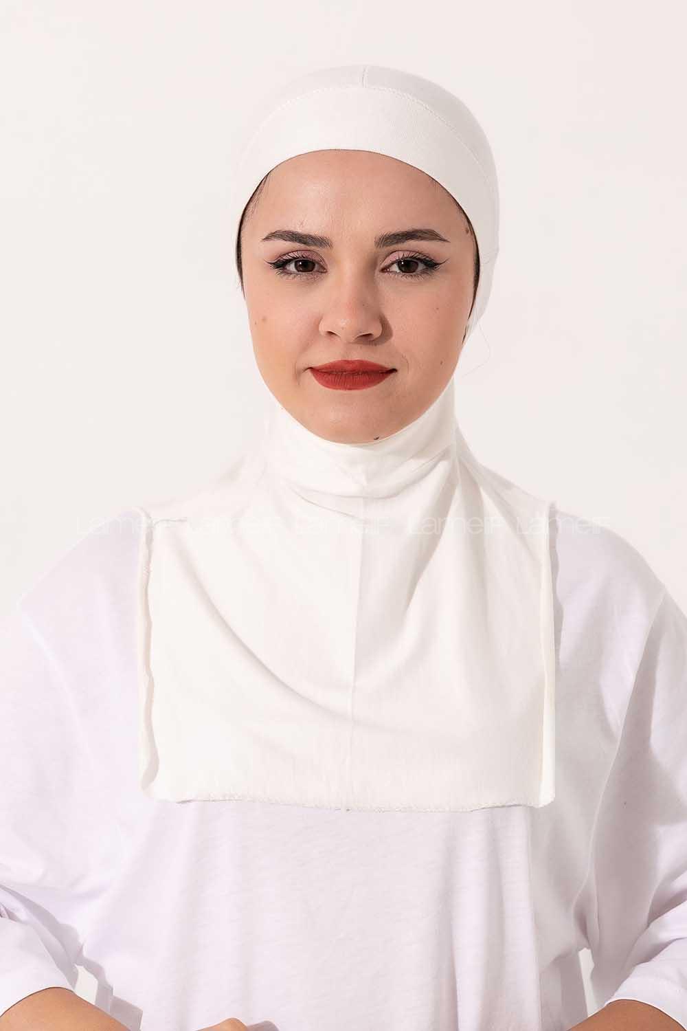 Cream Combed Fabric Straight Shawl