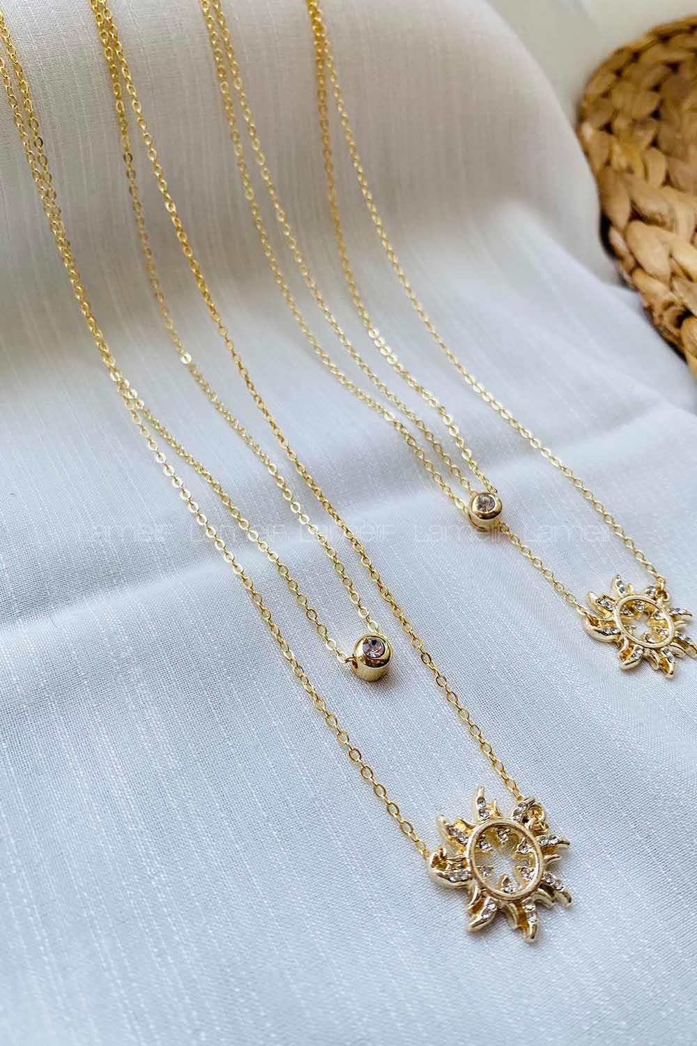 Modalamelif Güneş Kolye