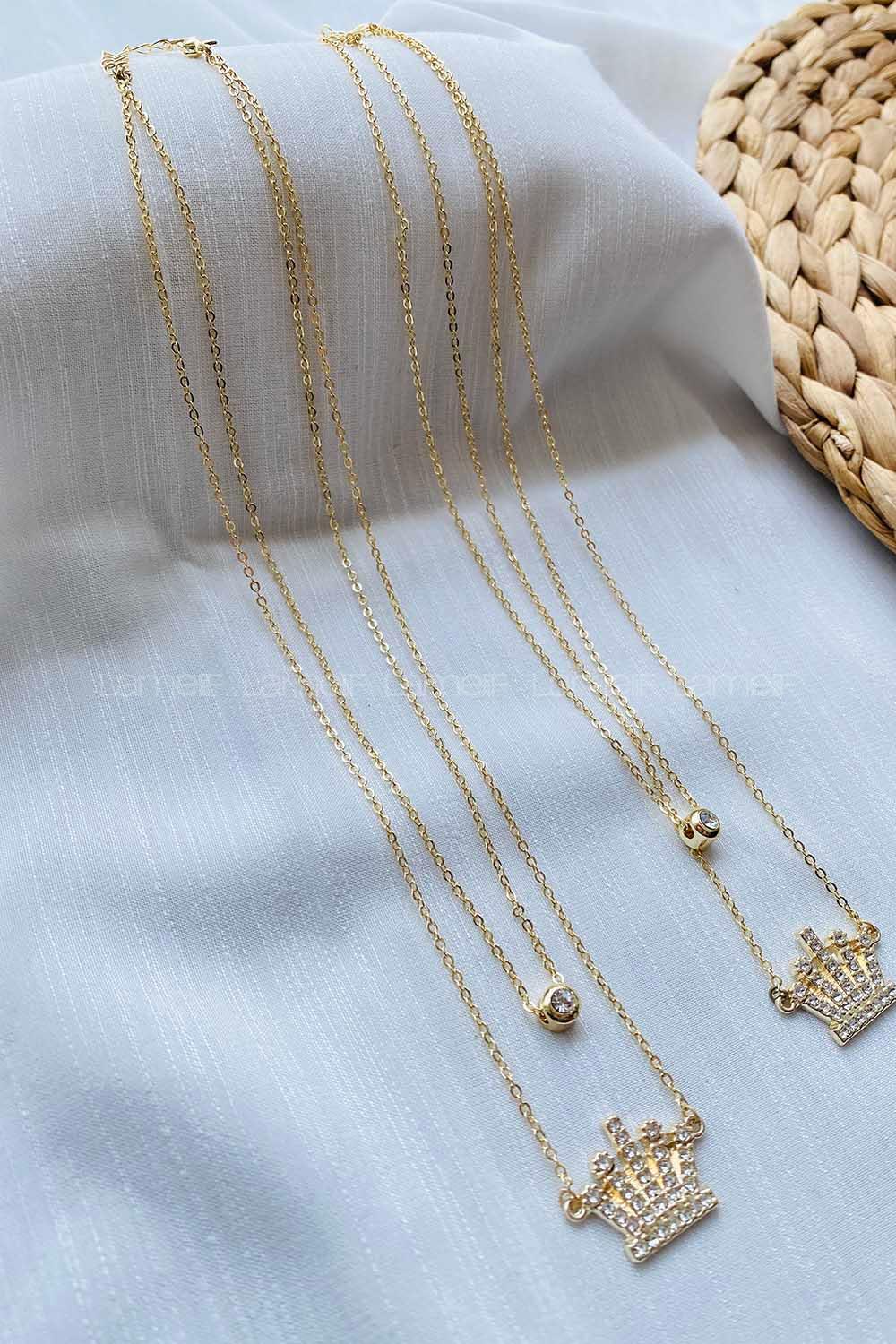 Modalamelif Kral Taç Kolye