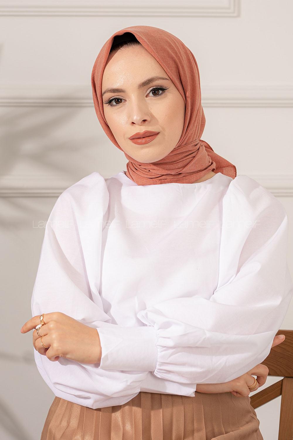 Modalamelif Keten Eşarp Yavru Ağzı