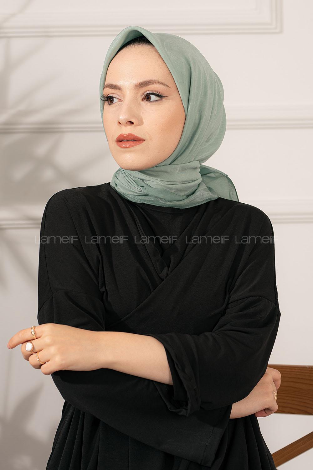 Modalamelif Modal İpek Eşarp Çağla Yeşili