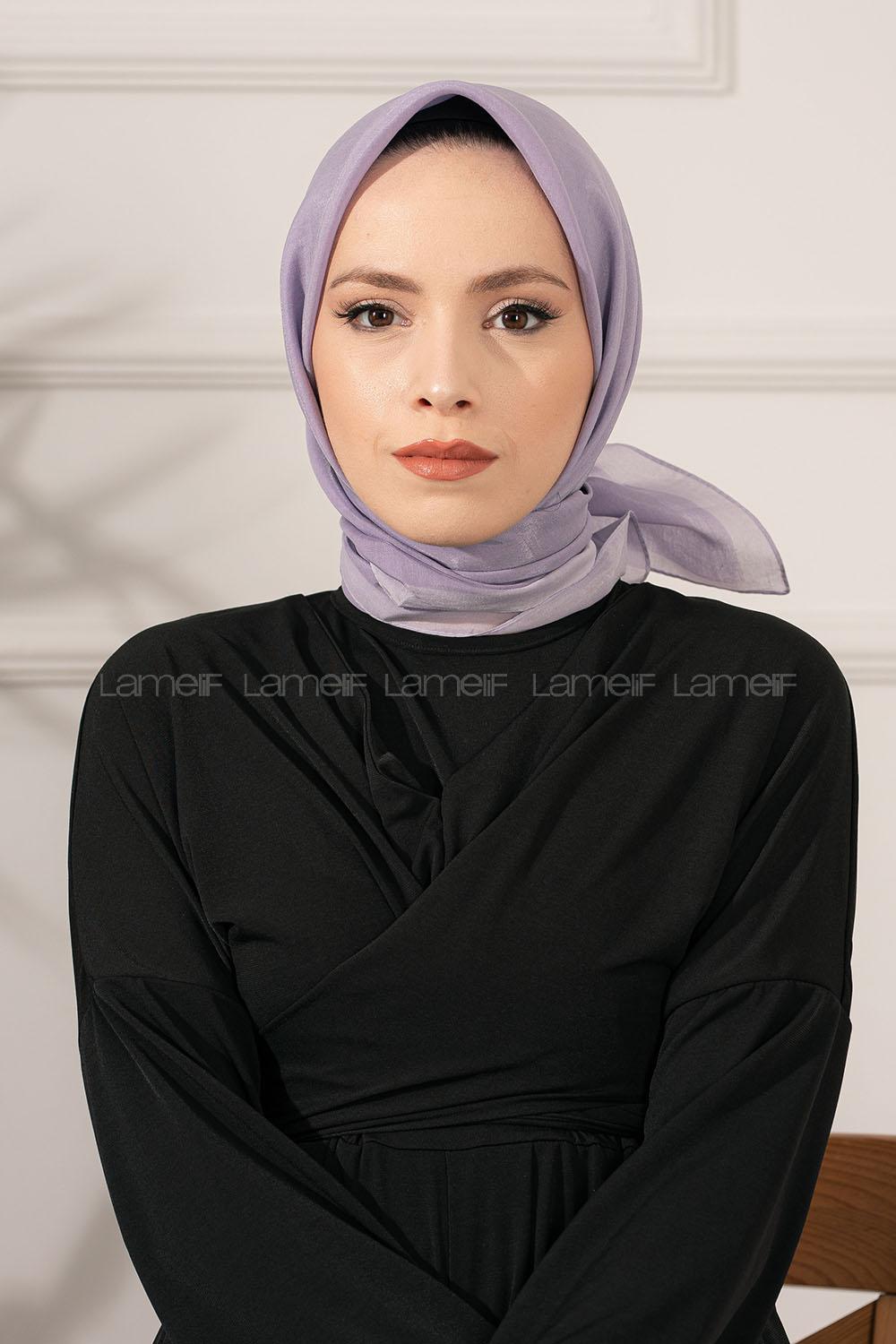 Modalamelif Modal İpek Eşarp Lila