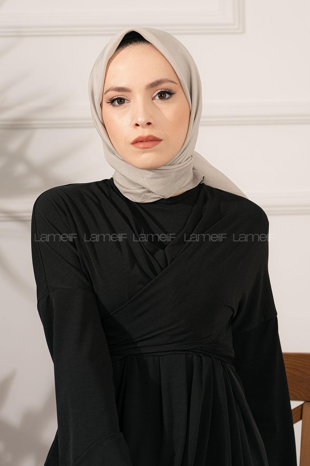 Modalamelif Modal İpek Eşarp Taş