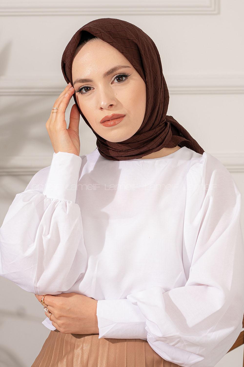 Modalamelif Yok Eşarp Acı Kahve