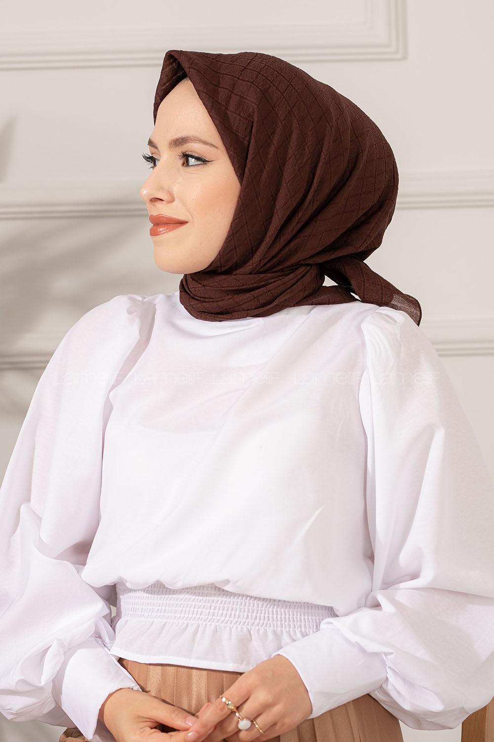 Modalamelif Yok Eşarp Acı Kahve