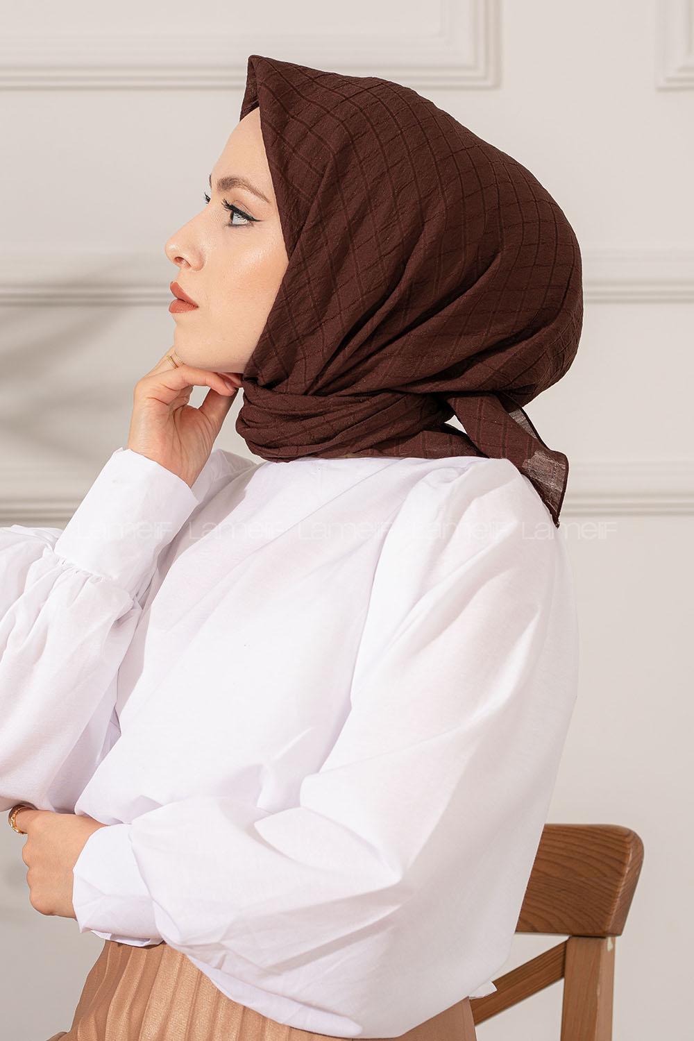 Modalamelif Yok Eşarp Acı Kahve