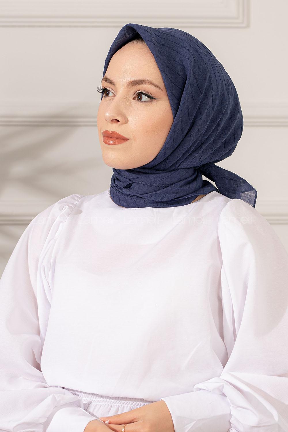 Modalamelif Yok Eşarp Lacivert